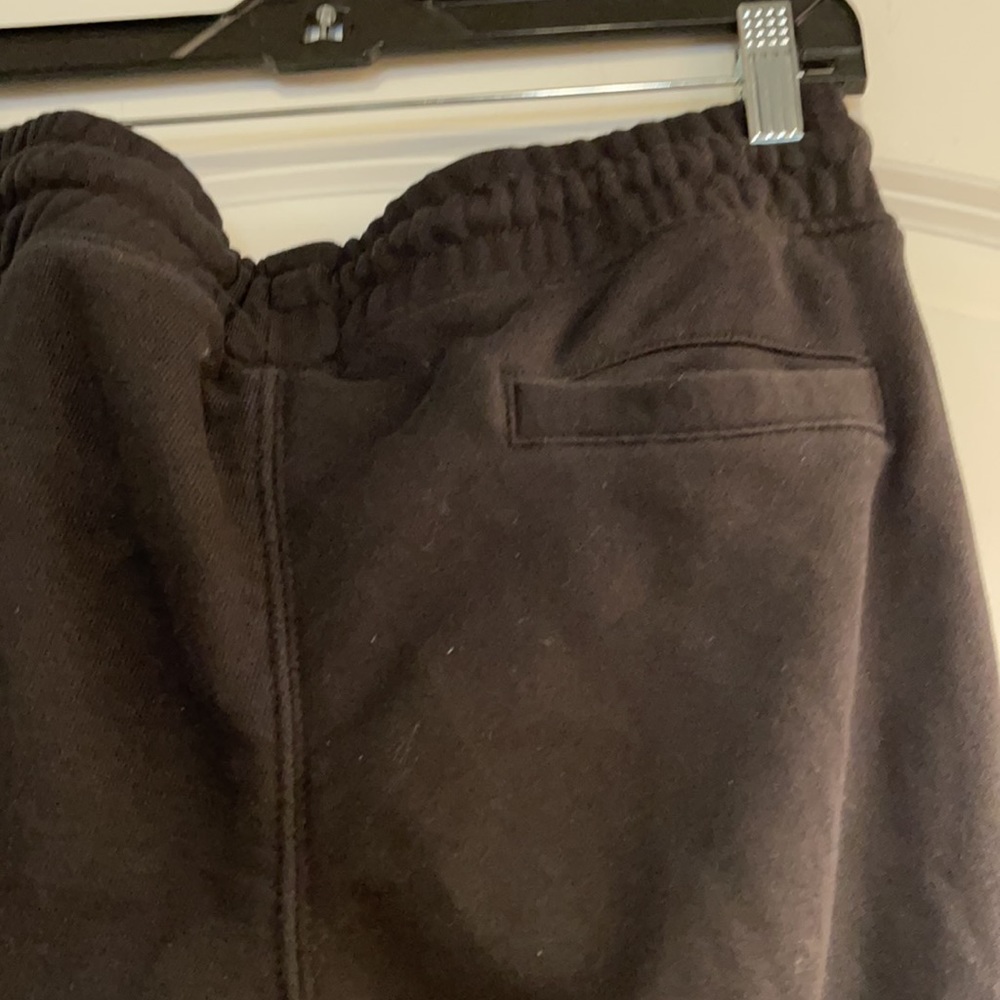Adidas black white logo down leg joggers medium - Picture 4 of 4